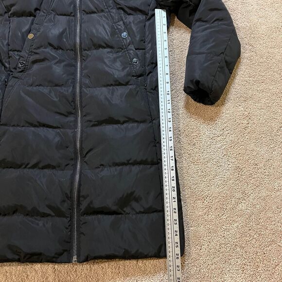 Women’s Micheal Kors Long Down Coat With Removable Hood Size Small - Picture 7 of 10